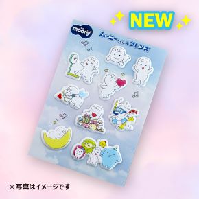 ★数量限定（先着順）でもれなくもらえる★　ムーニーちゃん マシュマロシール（数量限定＜先着順＞）